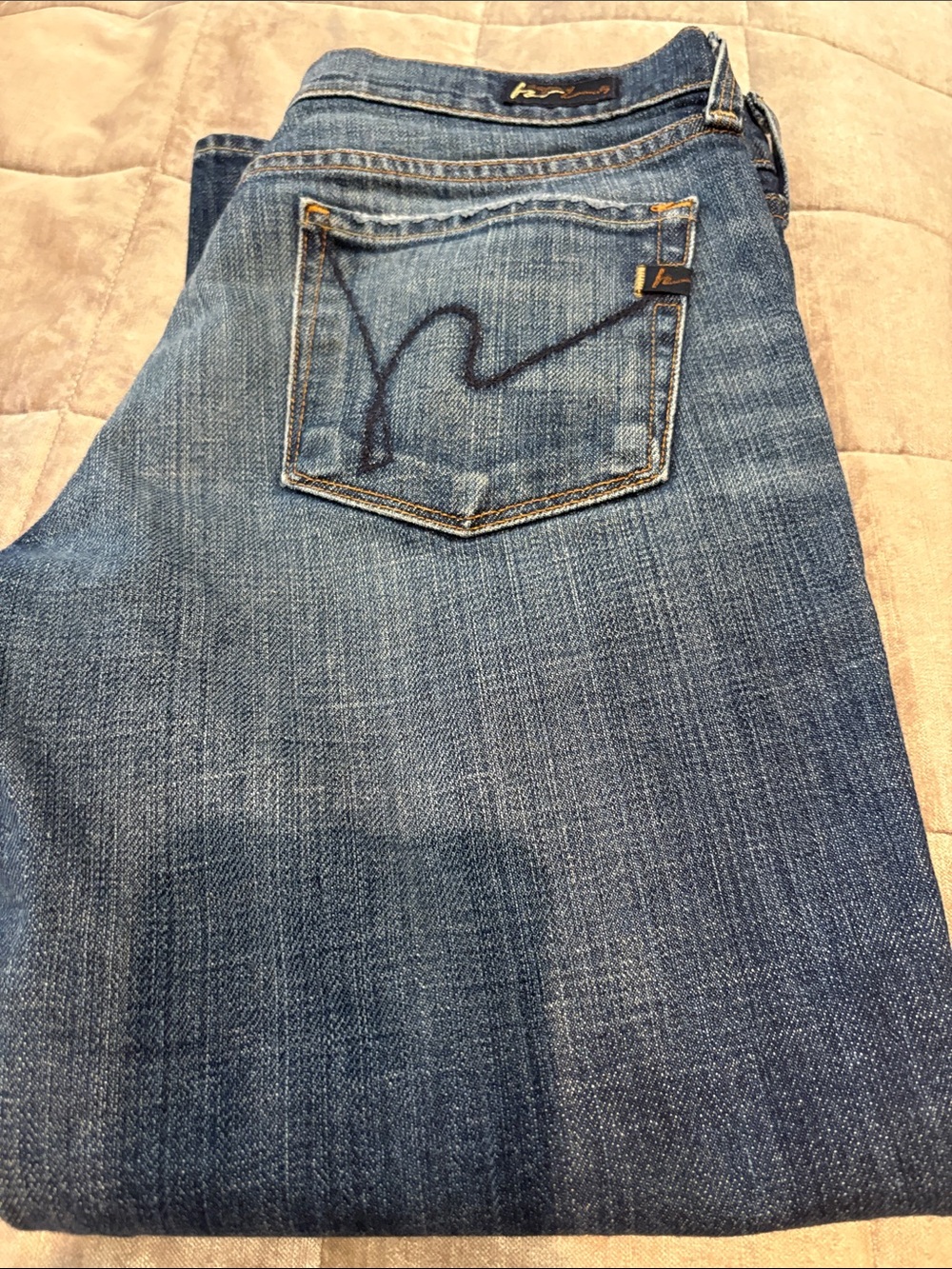 Citizens Of Humanity #63 Kelly Stretch Cropped Low waist Blue Ankle Jeans NWOTS - Picture 5 of 7